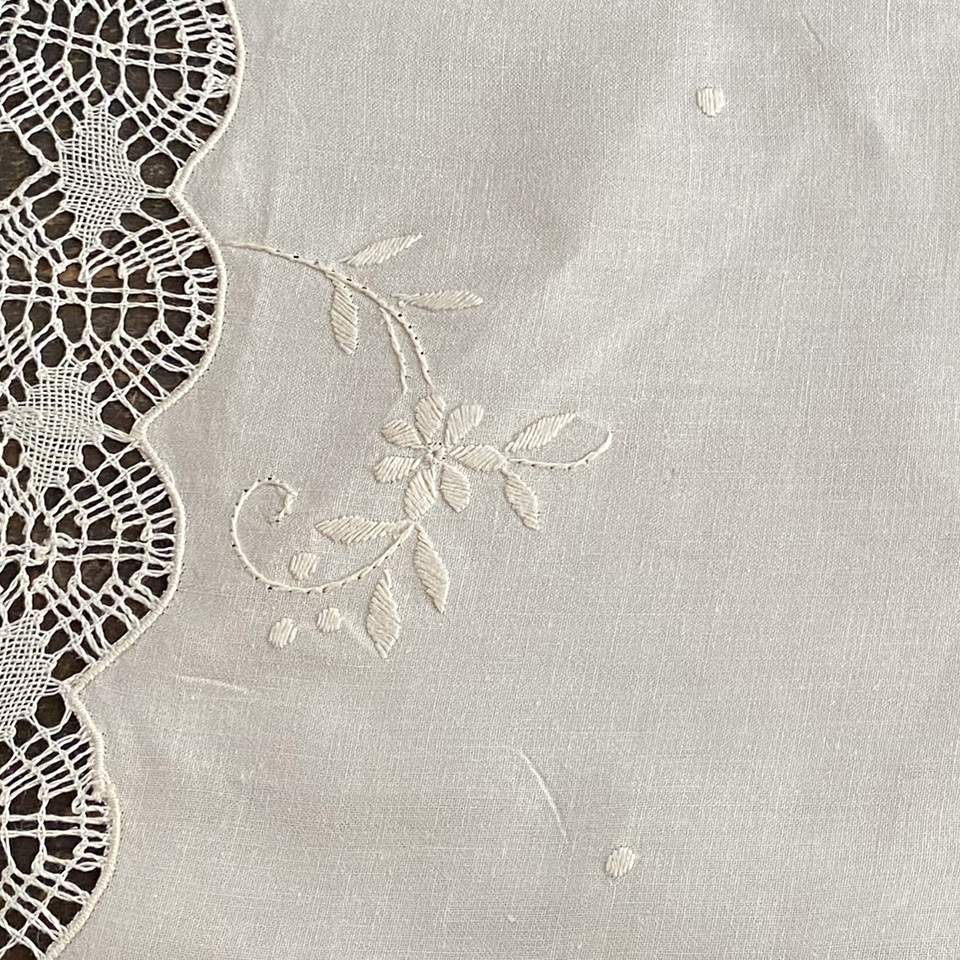 テーブルセンター 長方形 テーブルリネン 敷物 レース 画像2