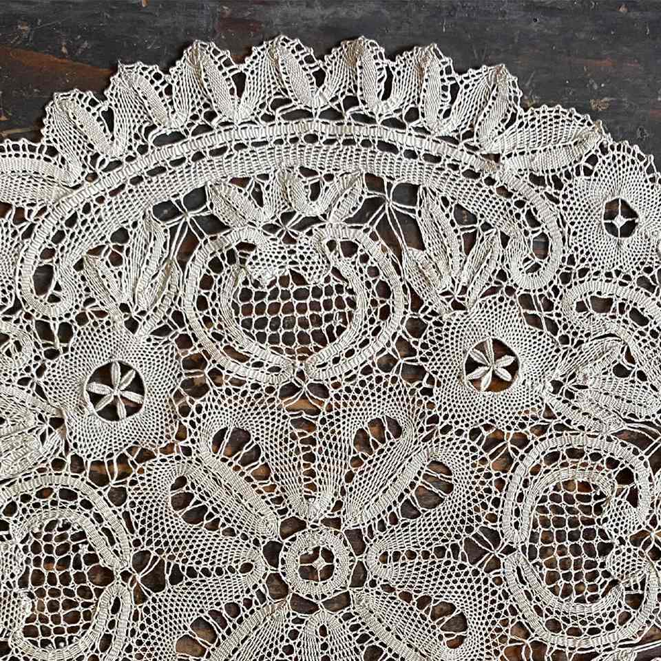 ドイリー ラウンド 敷物 花瓶敷 テーブルリネン レース 画像3