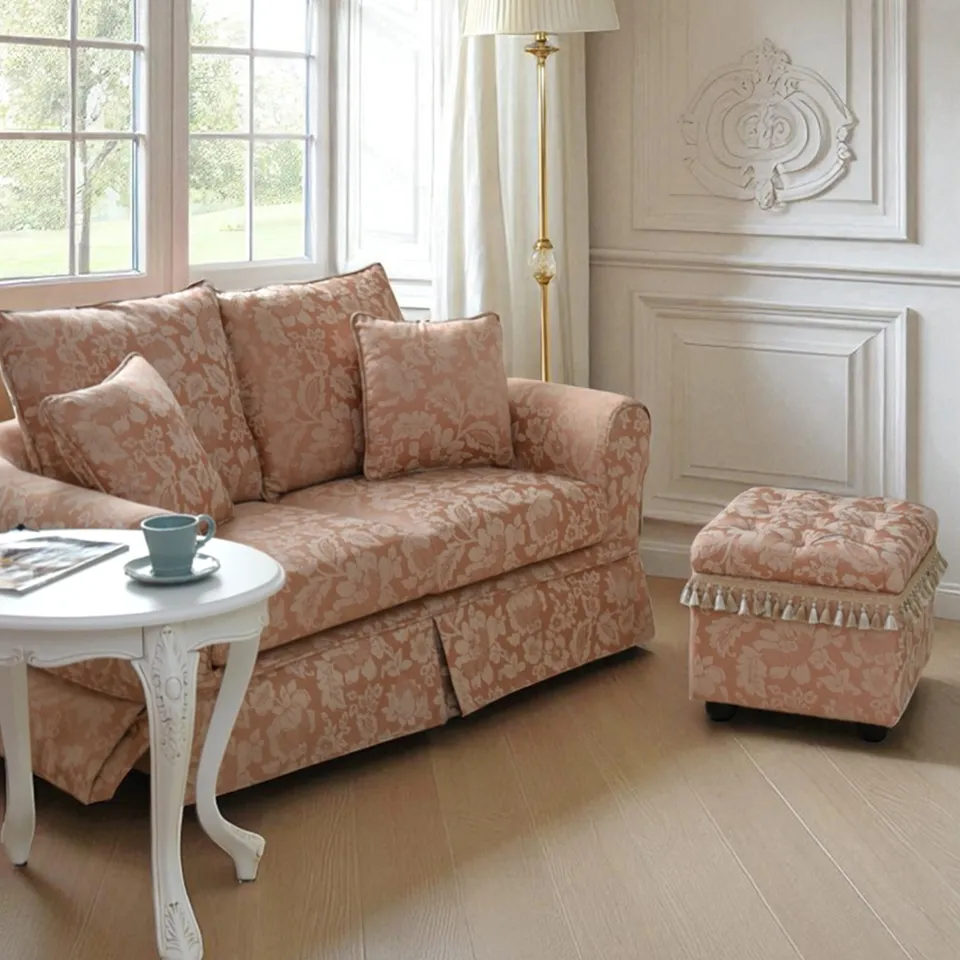 ヨーロピアン ロココ調 姫系 収納付き スツール 画像13