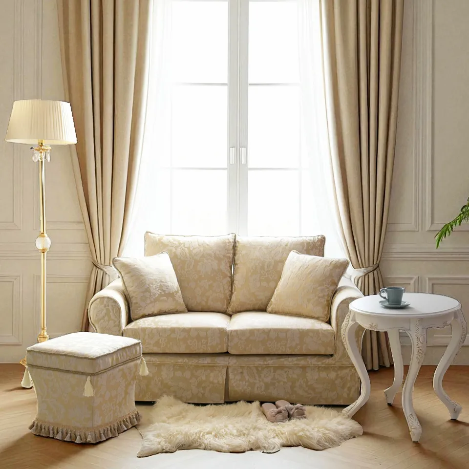 ヨーロピアン アンティーク調 タッセル付き スツール 画像11