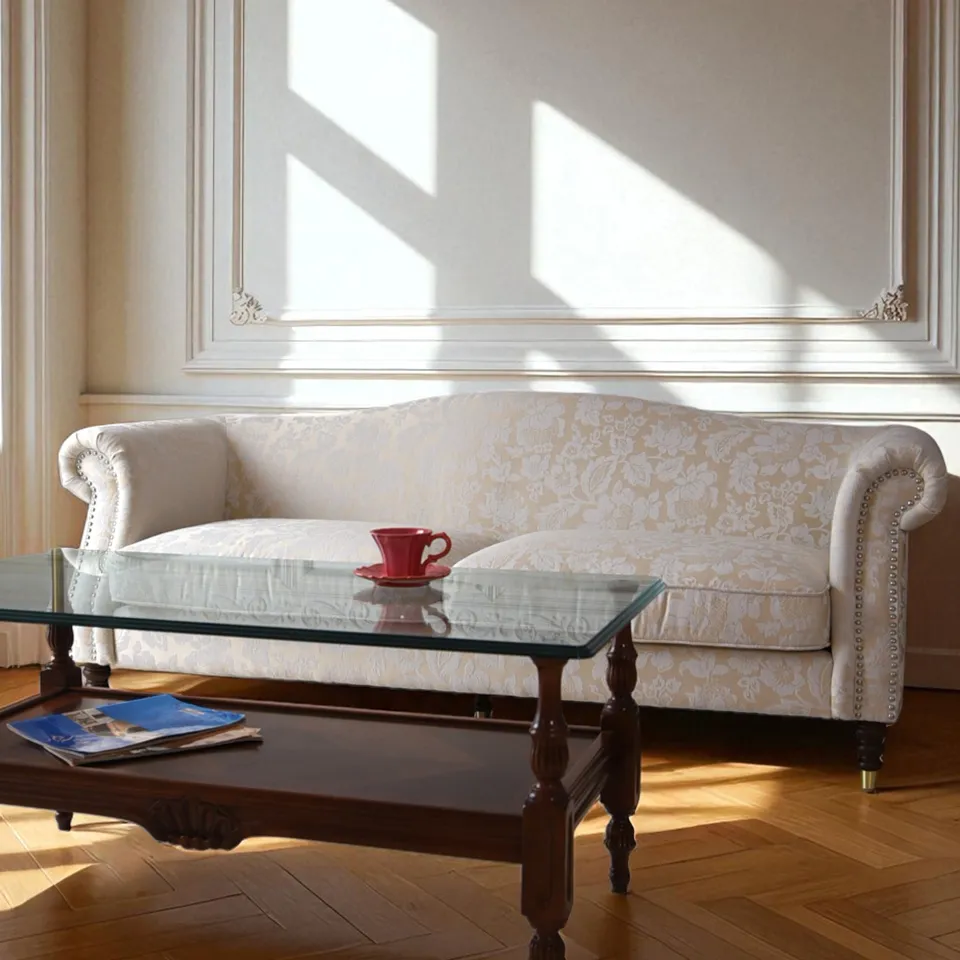 ヨーロピアン クラシック ロココ調 3人掛けソファ 3Pソファ 画像19