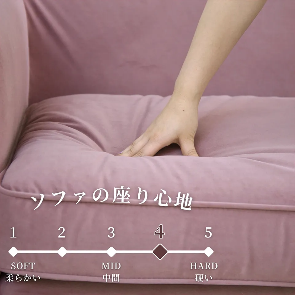 ヨーロピアン クラシック ロココ調 3人掛けソファ 3Pソファ ベルベット 画像15