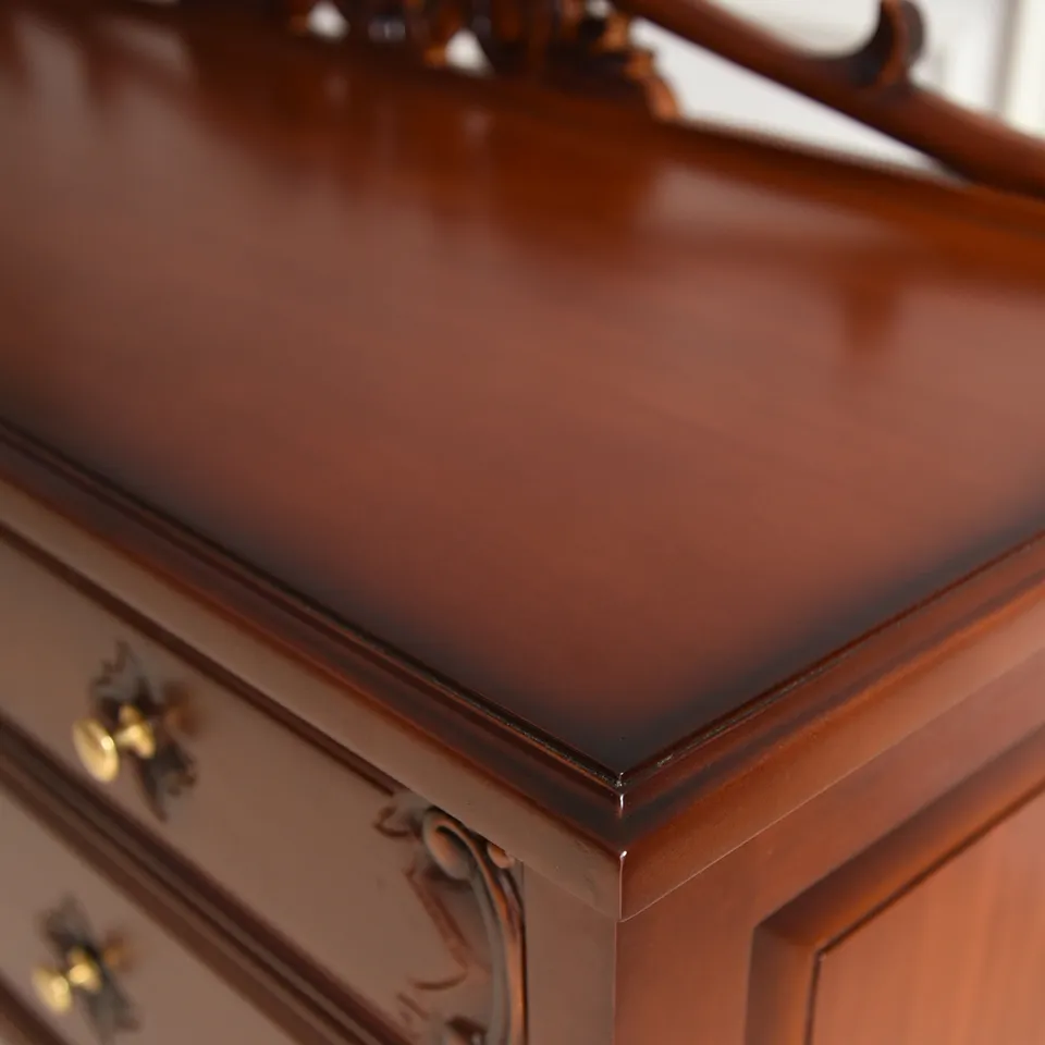 アンティーク調 パルマ マホガニー ワイド チェスト 画像10