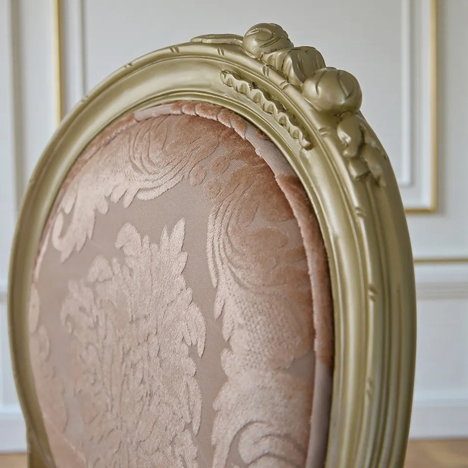 ヴェルサイユ ロワイヤル ゴールド ダイニングチェア 画像8