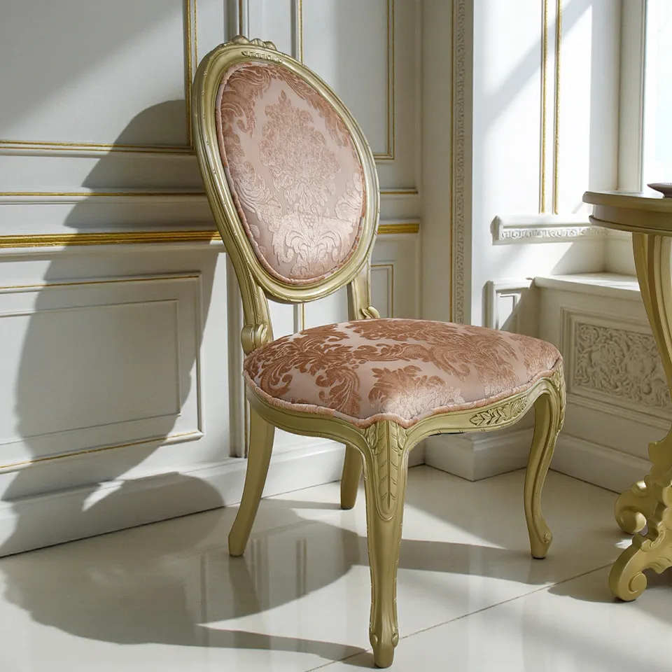 ヴェルサイユ ロワイヤル ゴールド ダイニングチェア 画像15