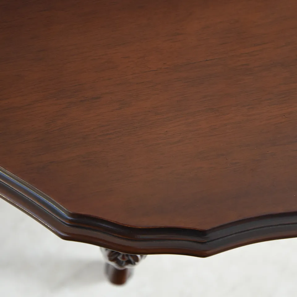 アンティーク調 センターテーブル 幅105cm マホガニー材 クラシック家具 画像7