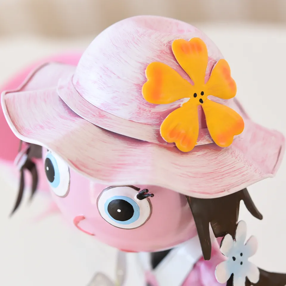 ヨーロピアン ガーデニング オブジェ 自転車の少女 画像8