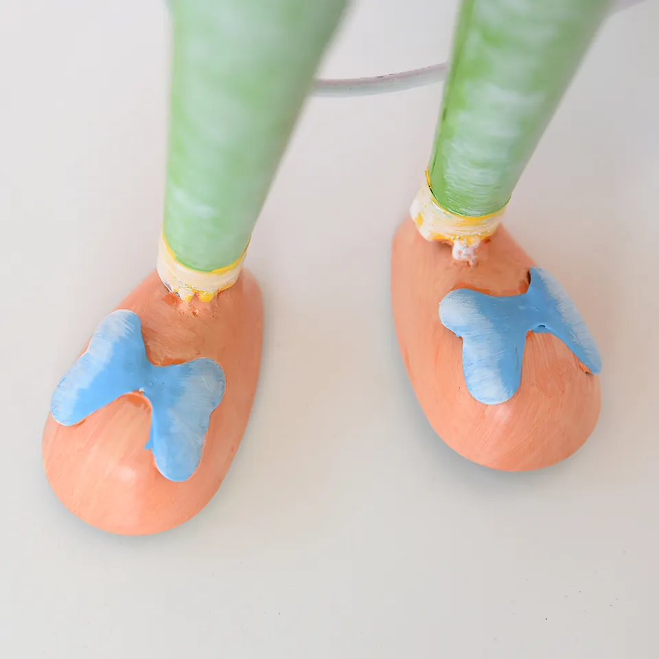 ヨーロピアン ガーデニング オブジェ 自転車の少女 画像10