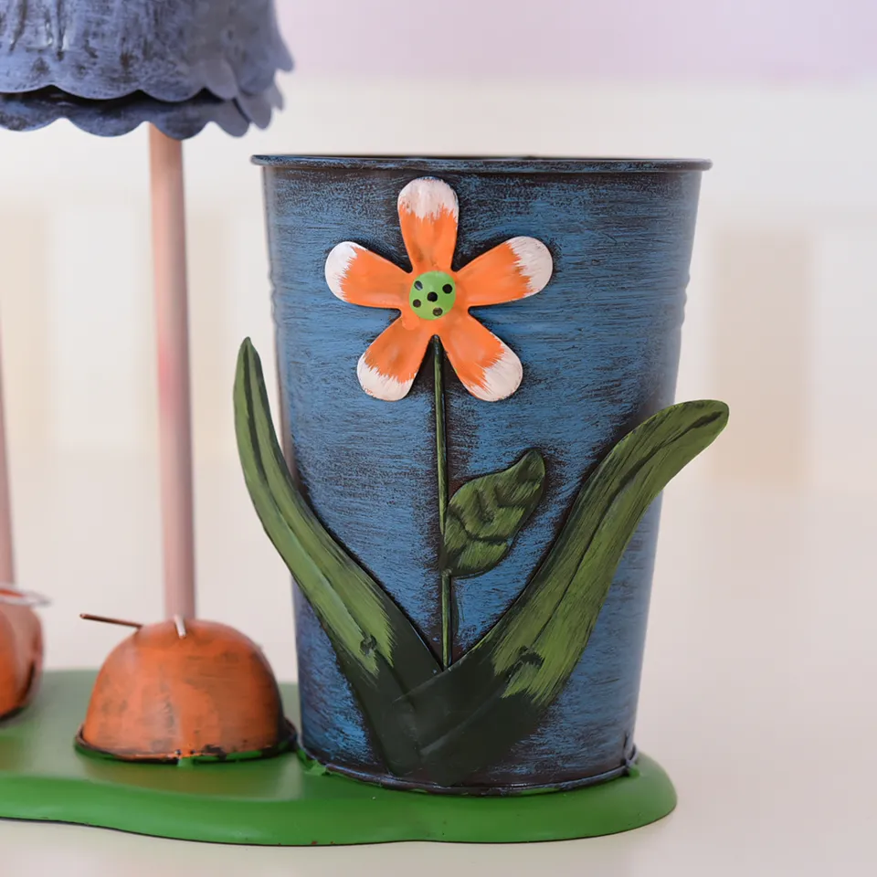 ヨーロピアン ガーデニング オブジェ 花便りの少女 画像12