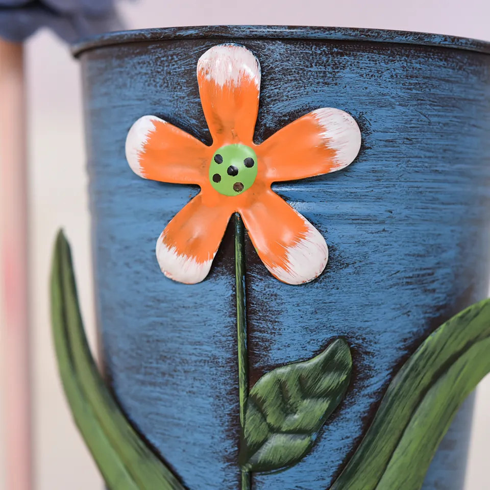 ヨーロピアン ガーデニング オブジェ 花便りの少女 画像14