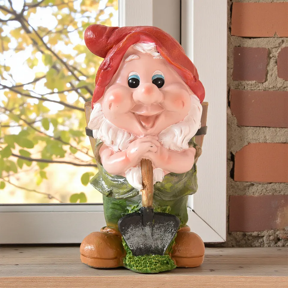 ガーデニング オブジェ ミニ 働き者のドワーフ 画像2