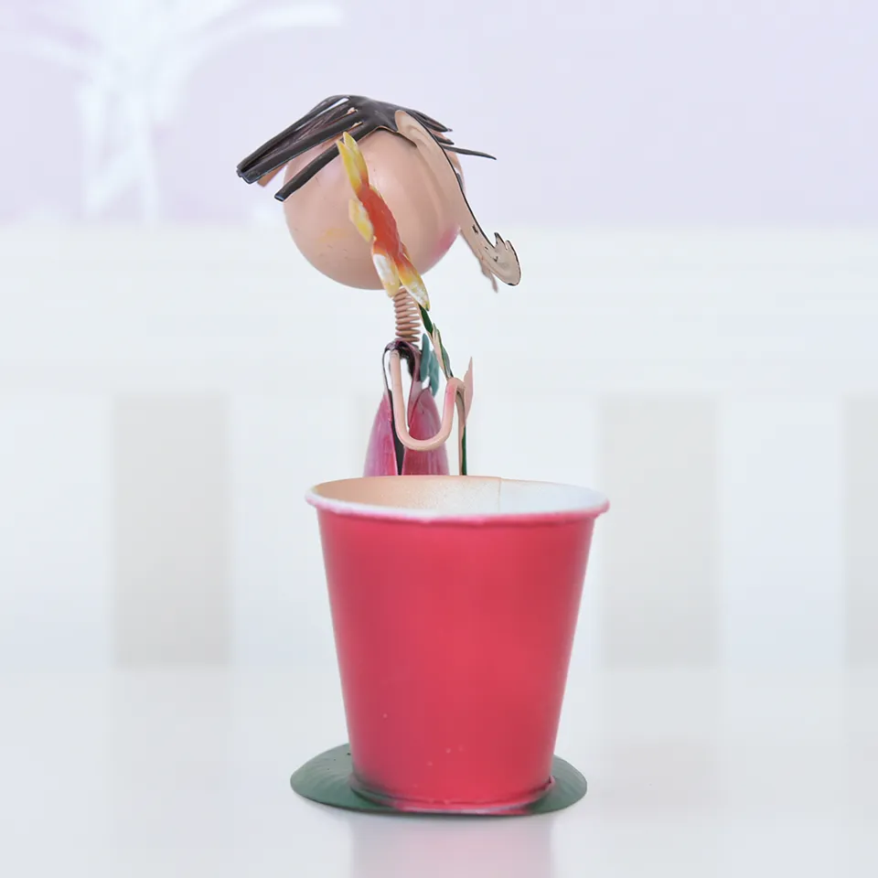 ヨーロピアン ガーデニング オブジェ ミニ ツインテール少女 画像5