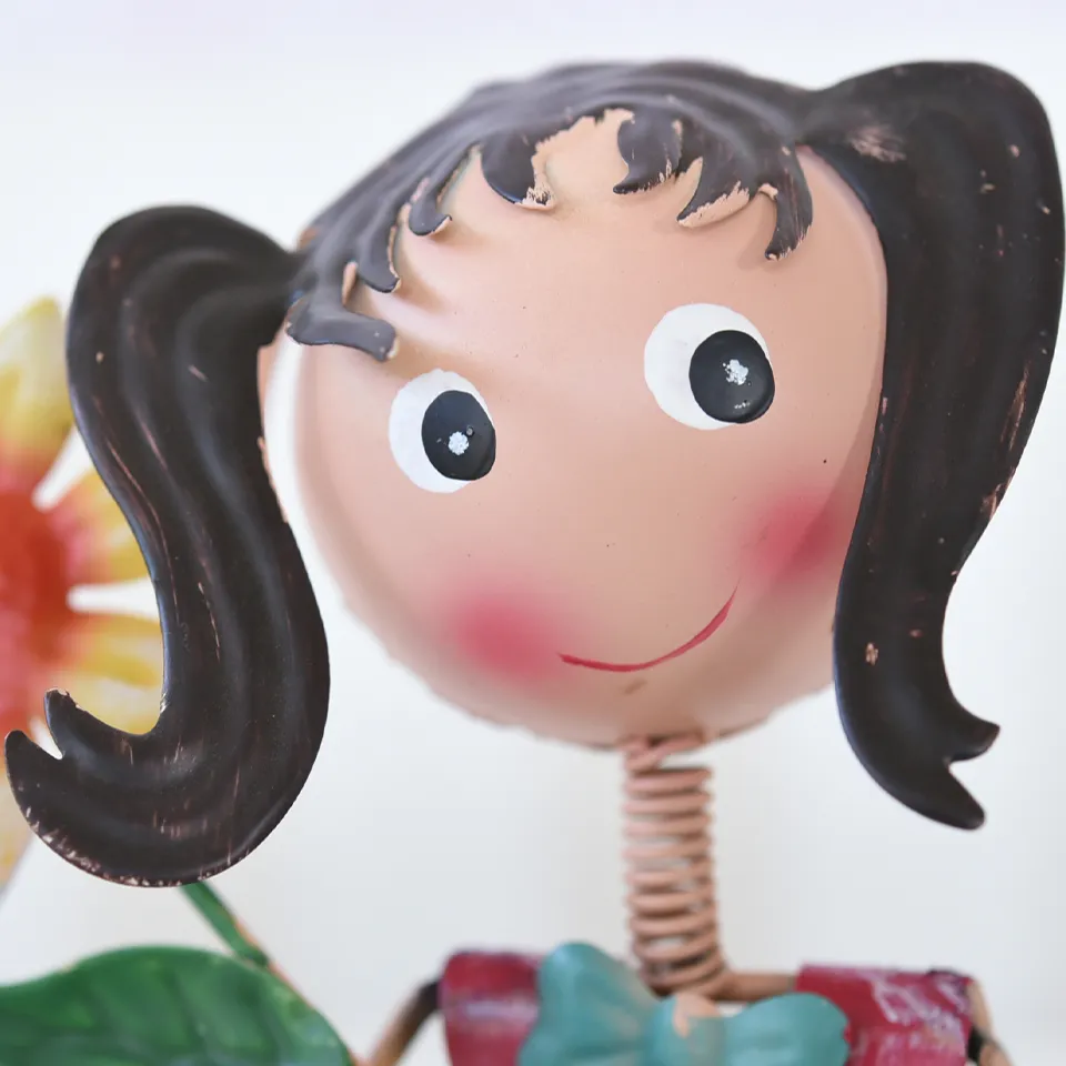 ヨーロピアン ガーデニング オブジェ ミニ ツインテール少女 画像8