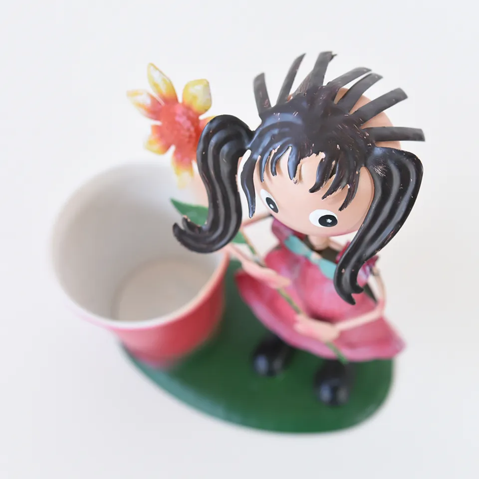 ヨーロピアン ガーデニング オブジェ ミニ ツインテール少女 画像15