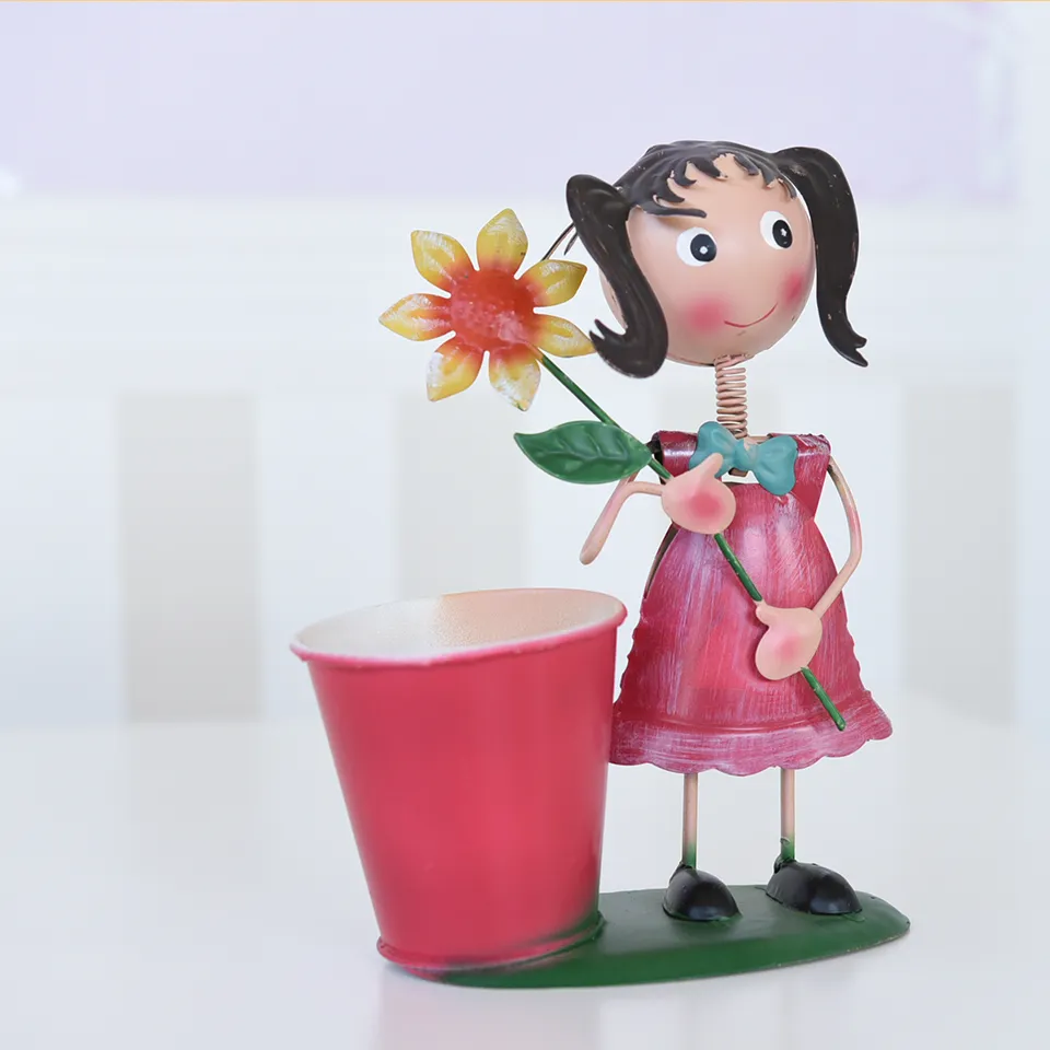 ヨーロピアン ガーデニング オブジェ ミニ ツインテール少女 画像16