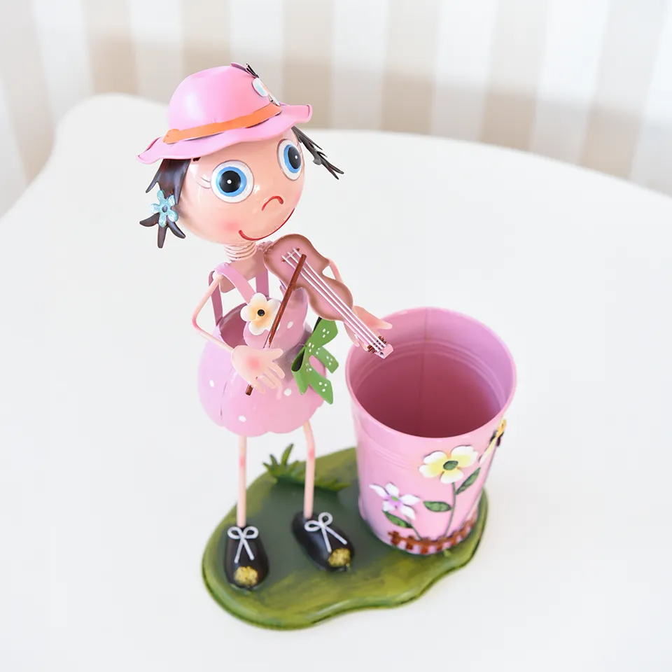 ヨーロピアン ガーデニング オブジェ バイオリンの少女 画像15