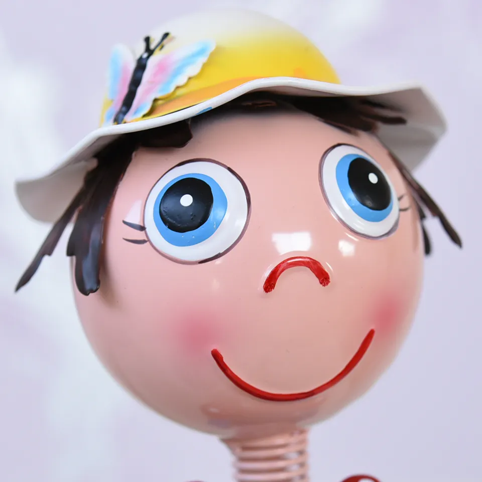 ヨーロピアン ガーデニング オブジェ ラッパの少年 画像7