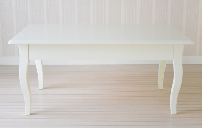 センターテーブル白 リビングテーブルおしゃれ 収納付き 幅90cm 木製 