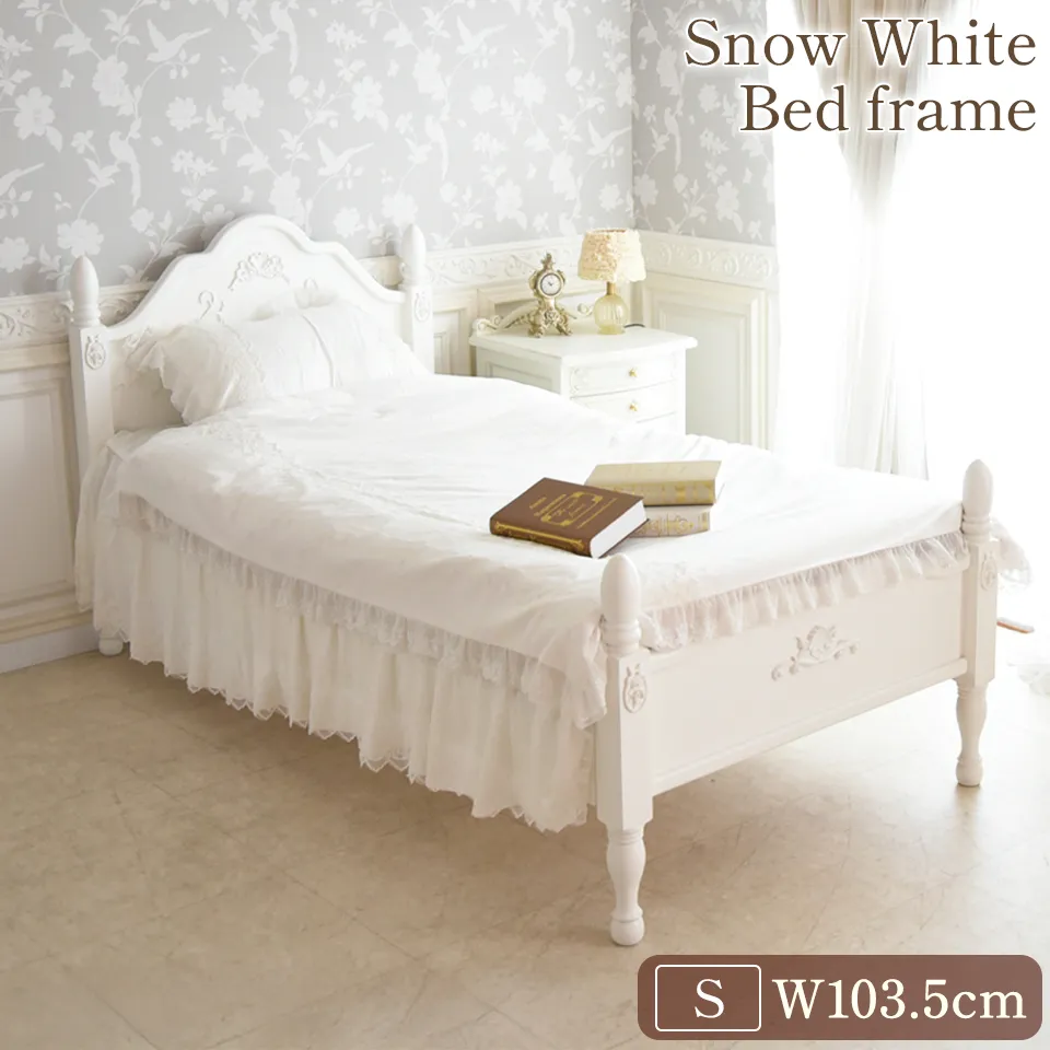 クリスマスまで限定 ロココ調 スノーホワイト ベッドルーム 3点パック 画像2