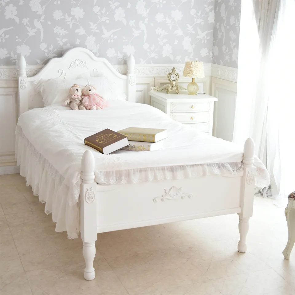 クリスマスまで限定 ロココ調 スノーホワイト ベッドルーム 3点パック 画像3