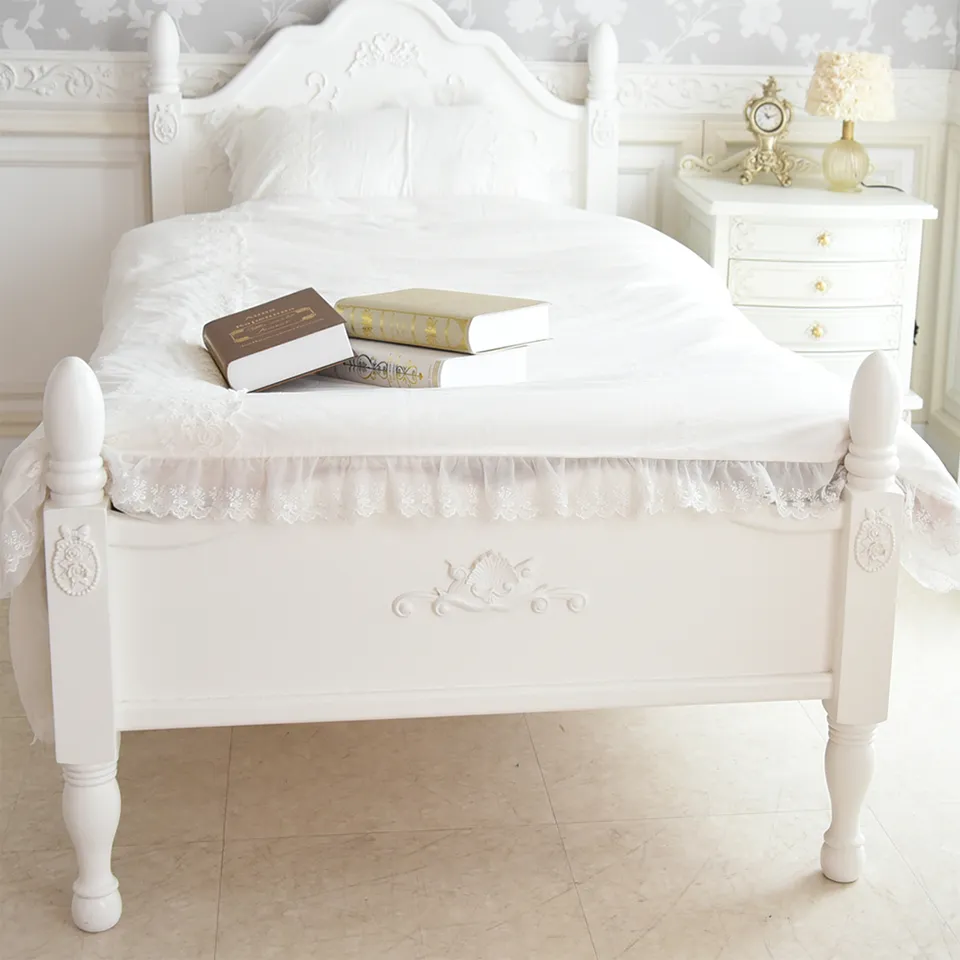 クリスマスまで限定 ロココ調 スノーホワイト ベッドルーム 3点パック 画像5