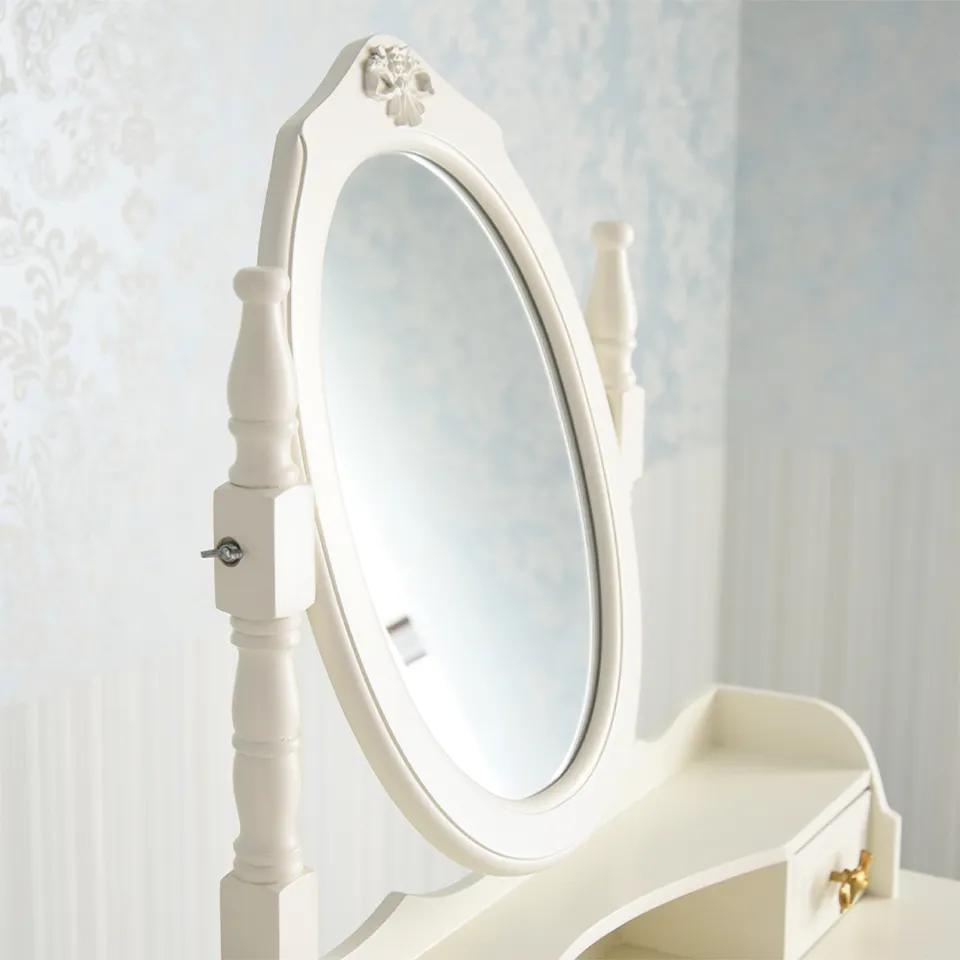 クリスマスまで限定 ロココ調 スノーホワイト ベッドルーム 3点パック 画像9