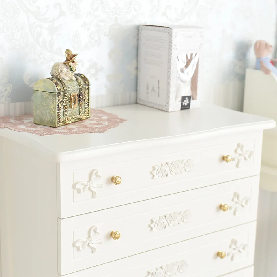 クリスマスまで限定 ロココ調 スノーホワイト ベッドルーム 3点パック 画像15