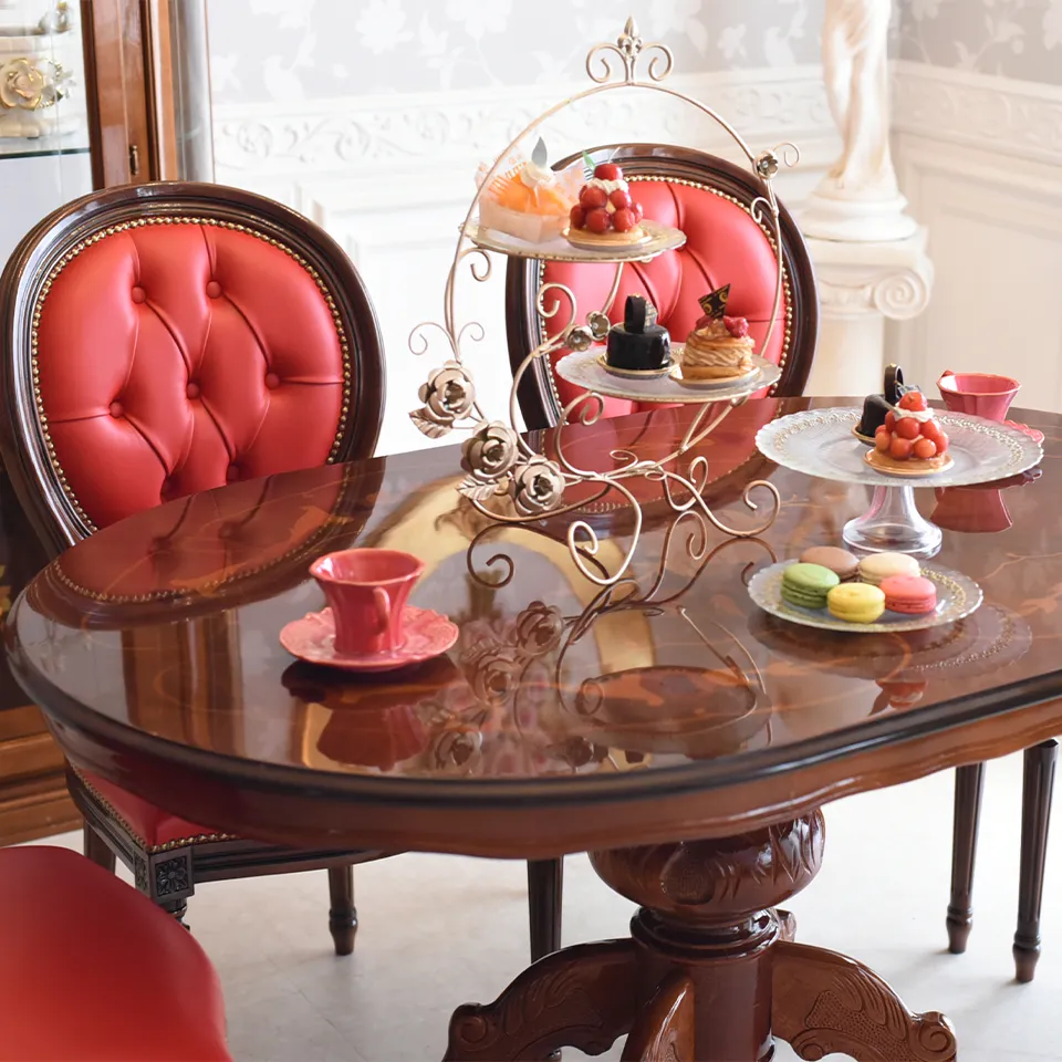 クリスマスまで限定 イタリア製 4人用 ダイニングセット 3点パック 画像4