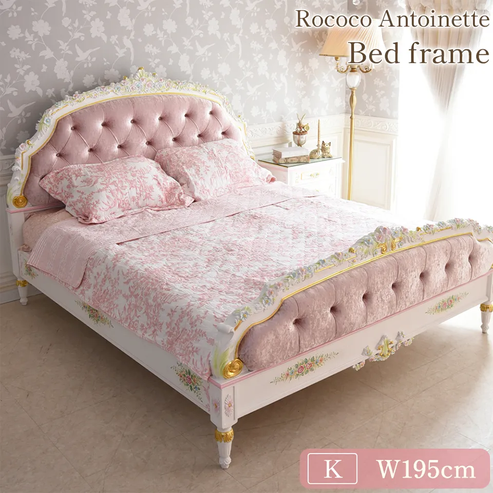 クリスマスまで限定 ロココ調 ベッドルーム 4点パック 画像2