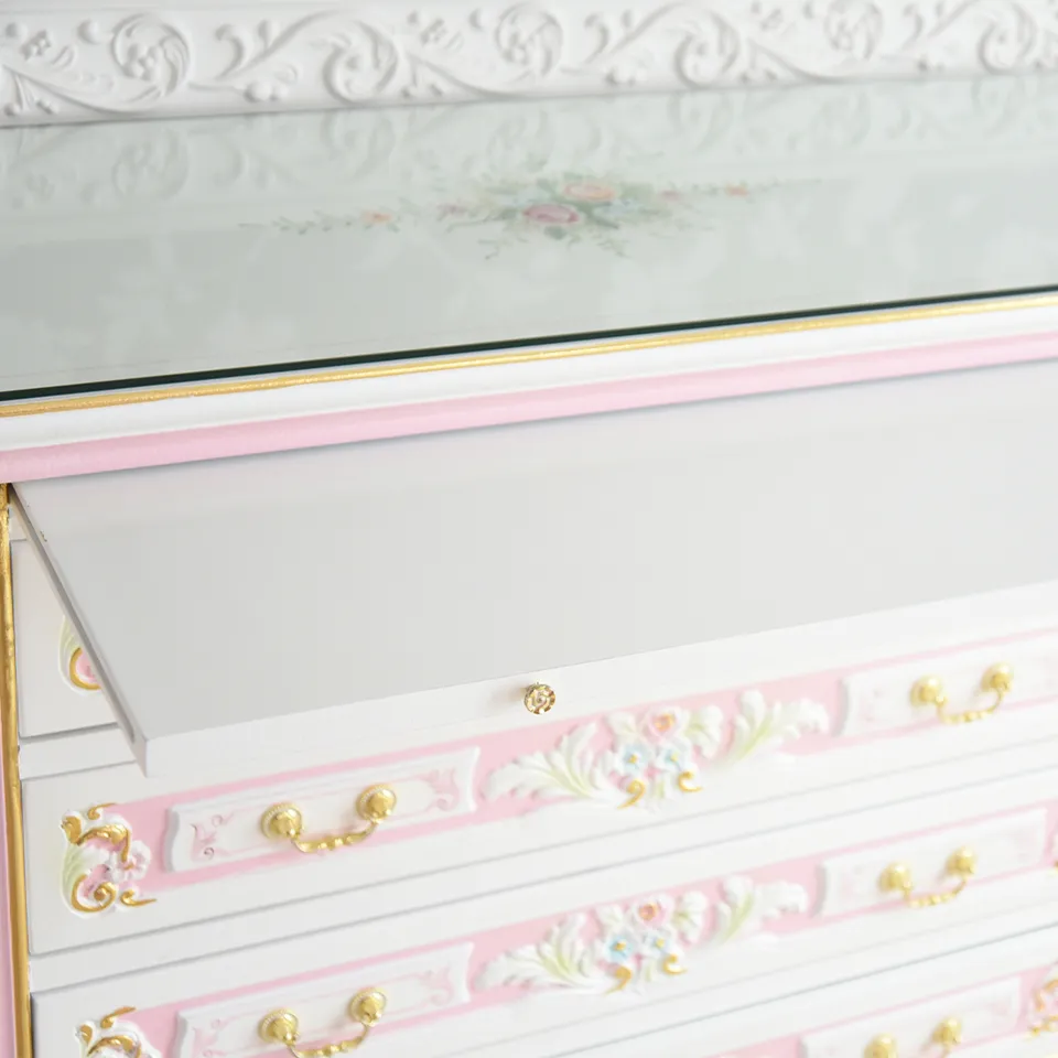 クリスマスまで限定 ロココ調 ベッドルーム 4点パック 画像11