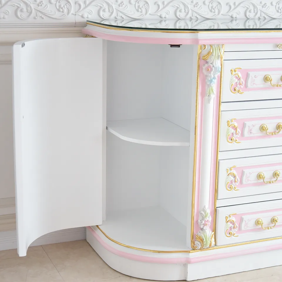 クリスマスまで限定 ロココ調 ベッドルーム 4点パック 画像12