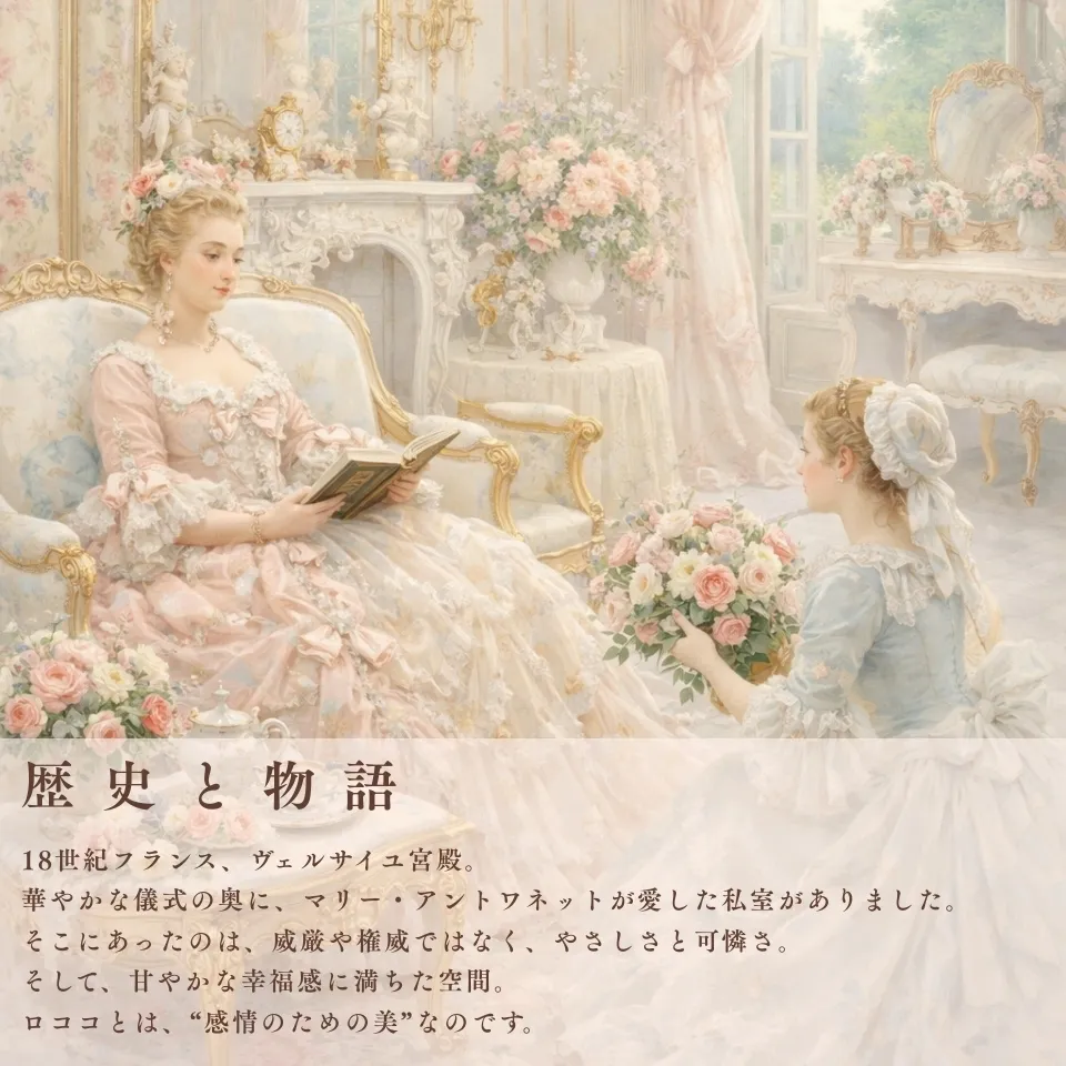 ロココ調 ROCOCOアントワネット ベッドルーム3点セット 画像3