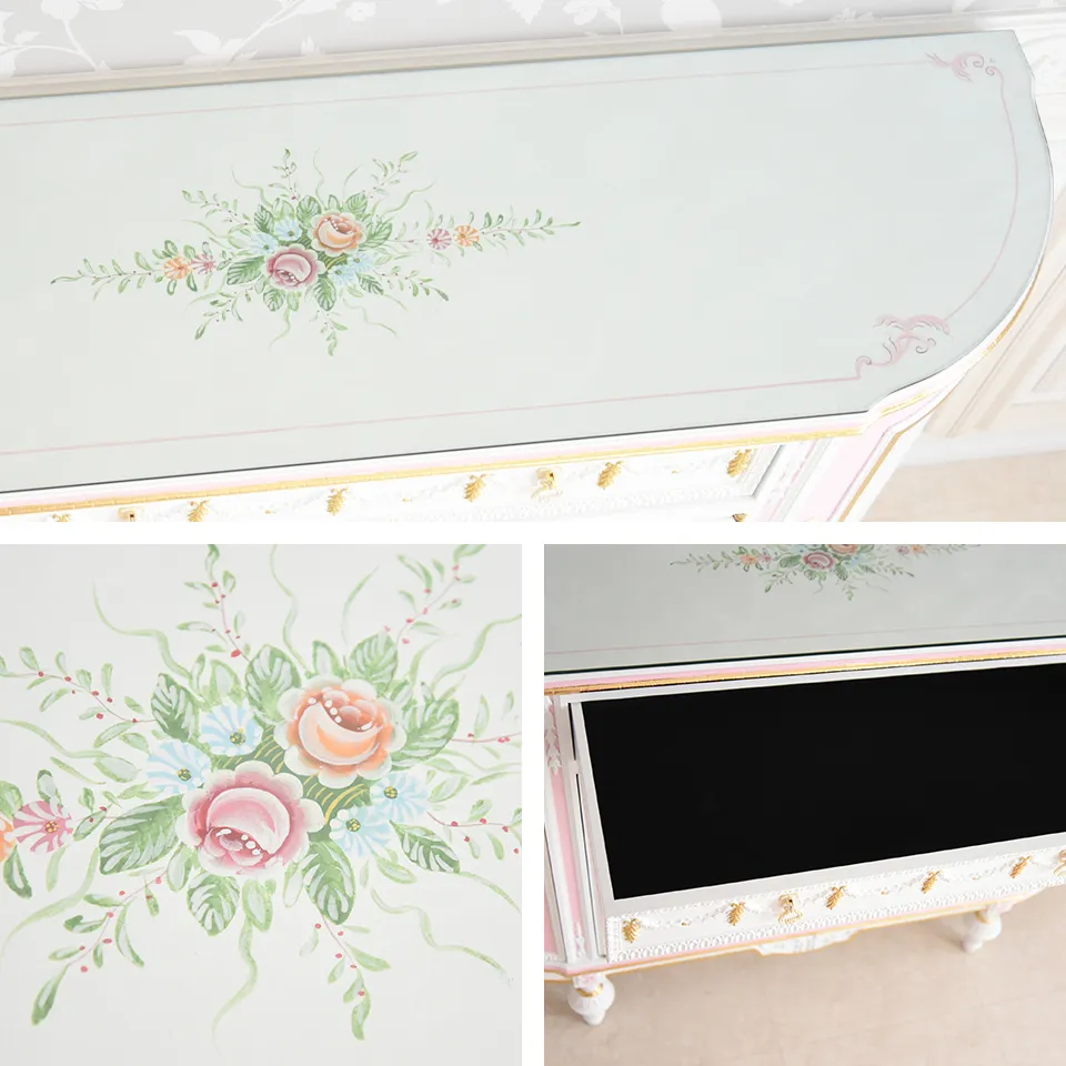 ロココ調 ROCOCOアントワネット 収納家具2点セット 画像9