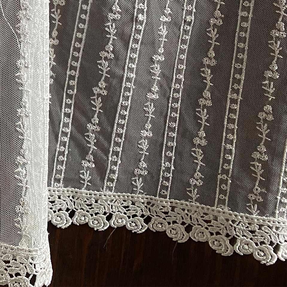 レース カフェカーテン 45×120cm 画像3
