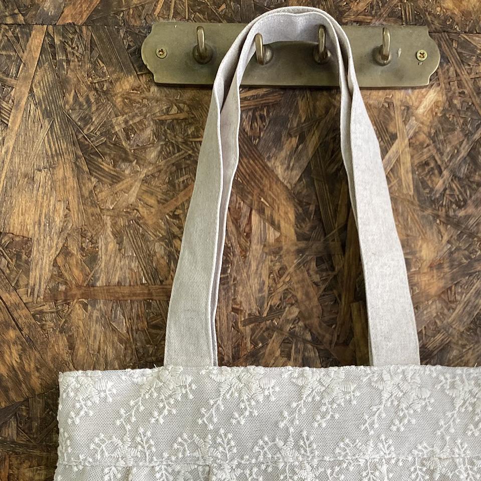 手提げバッグ バッグ 鞄 トートバッグ サブバッグ レース 画像4