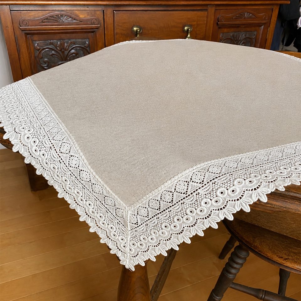 ラヴィヒュッゲ テーブルクロス 90×90cm ｜ロココ調輸入家具 ベベ