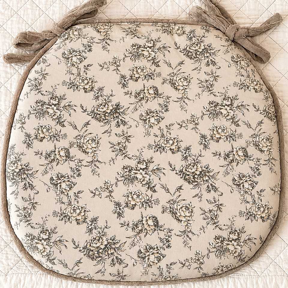 ブラウンフランネル シートクッション 43×45cm 画像3