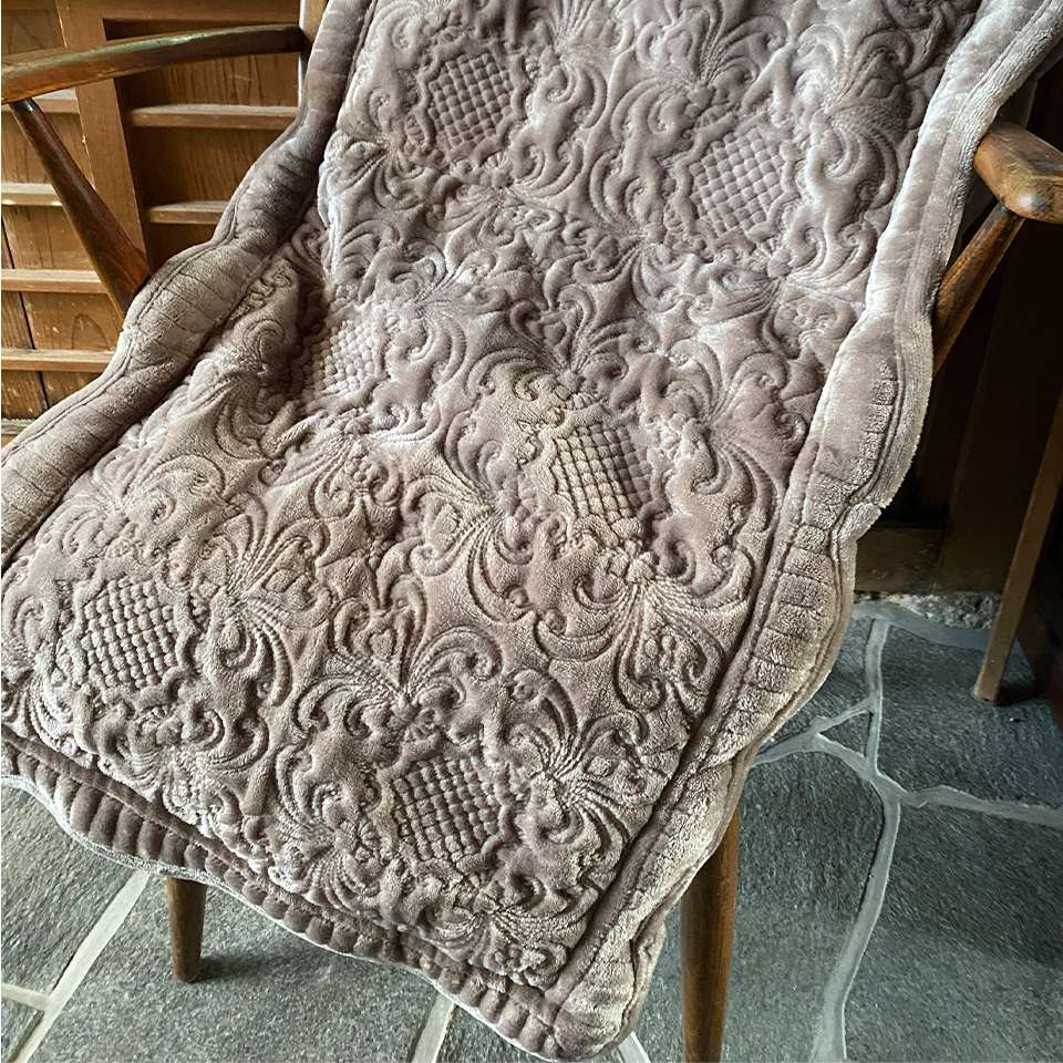 ブラウンフランネル ロングシート 48×150cm 画像5