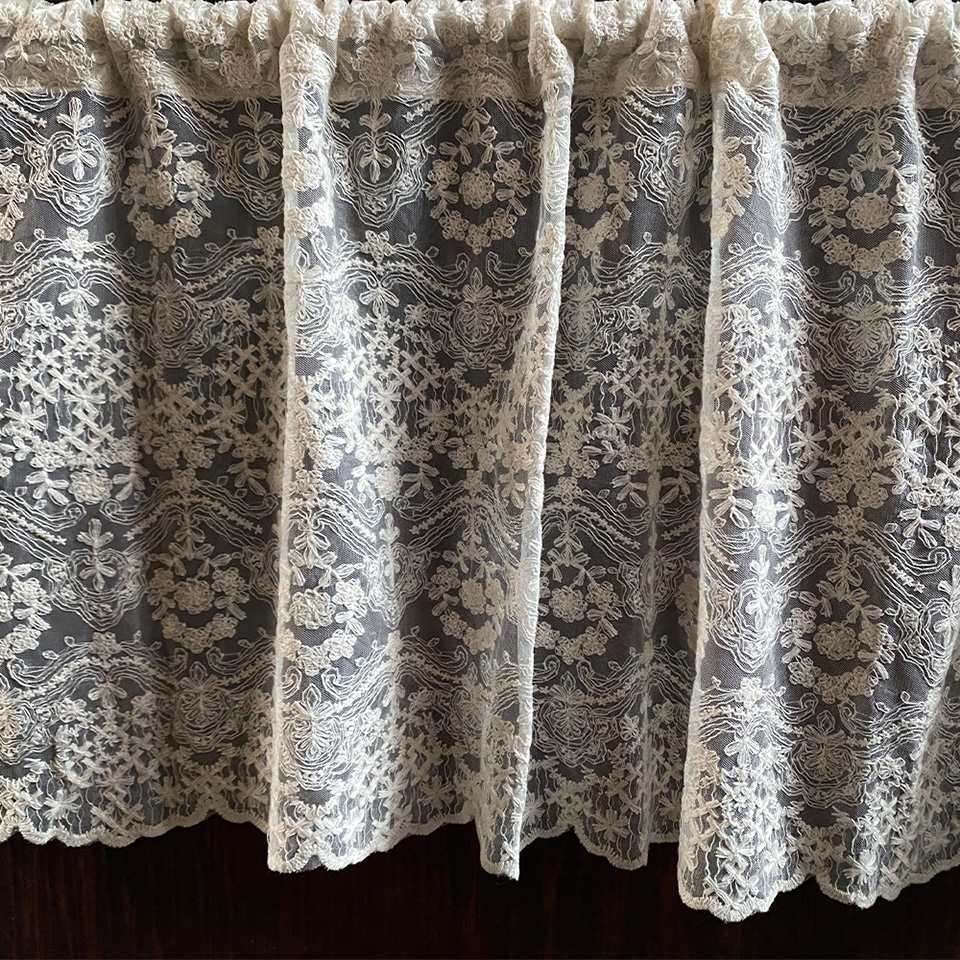 カフェカーテン カーテン 窓用 小窓 目隠し レース 画像3