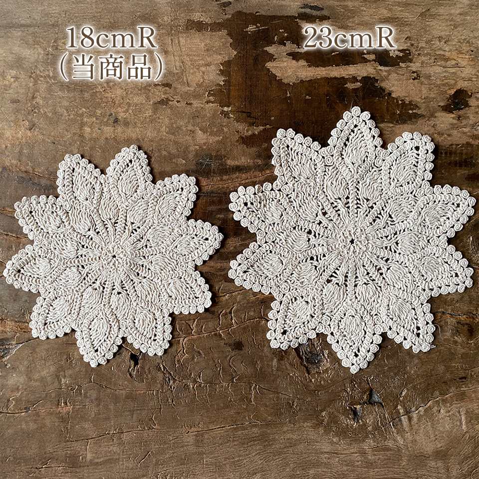 ドイリー 花瓶敷 ファブリック レース 機械編み インテリア雑貨 画像3