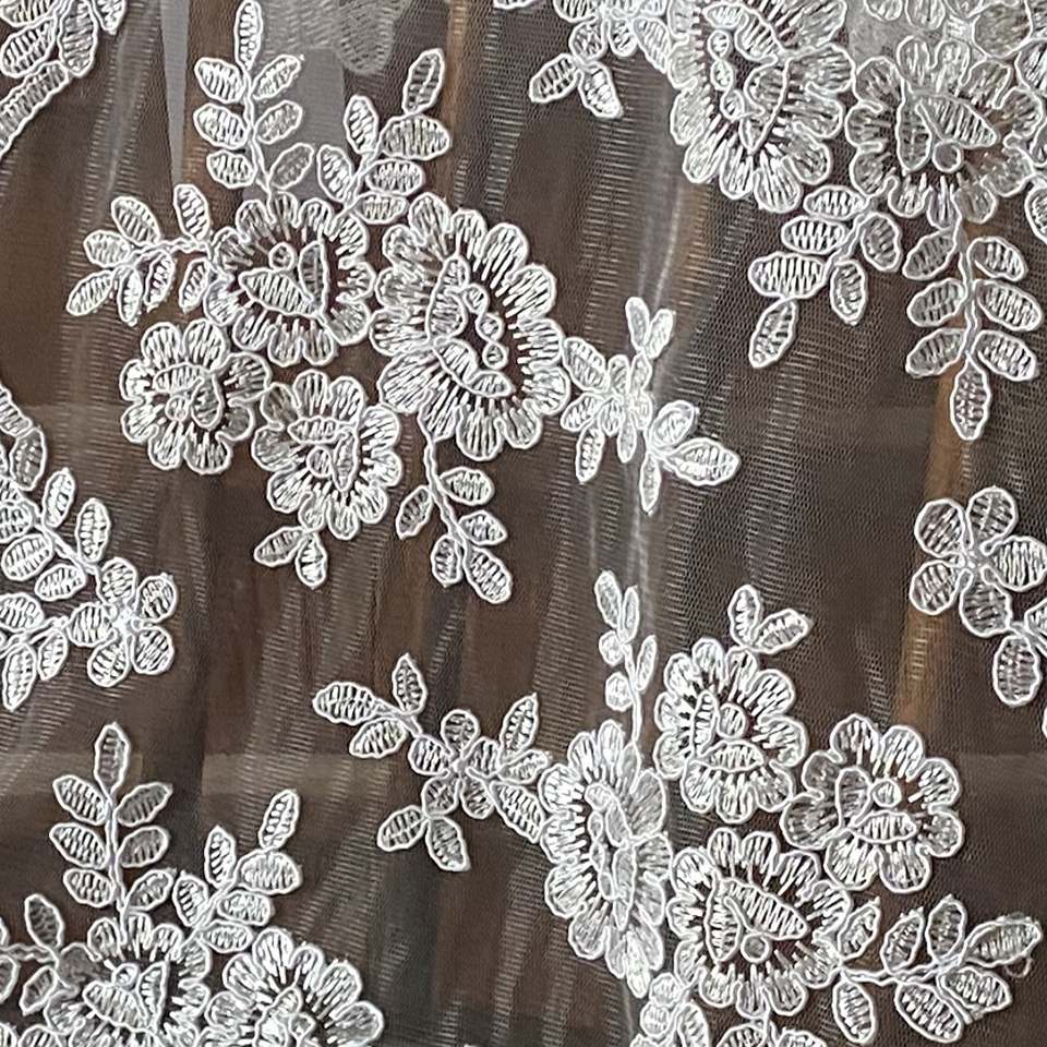 テーブルセンター 敷物 ファブリック レース 刺繍 インテリア雑貨 画像2