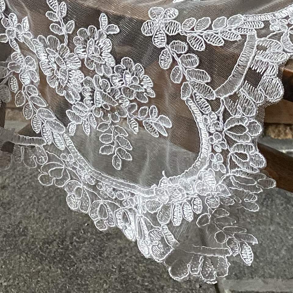 テーブルセンター 敷物 ファブリック レース 刺繍 インテリア雑貨 画像3