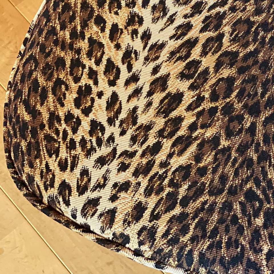 シートクッション ゴブラン 座面用 レオパード柄 布製 インテリア雑貨 画像3