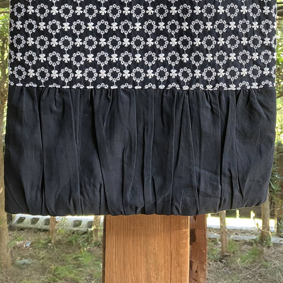 ギャザートートバッグ バッグ 鞄 サブバッグ レース 画像3