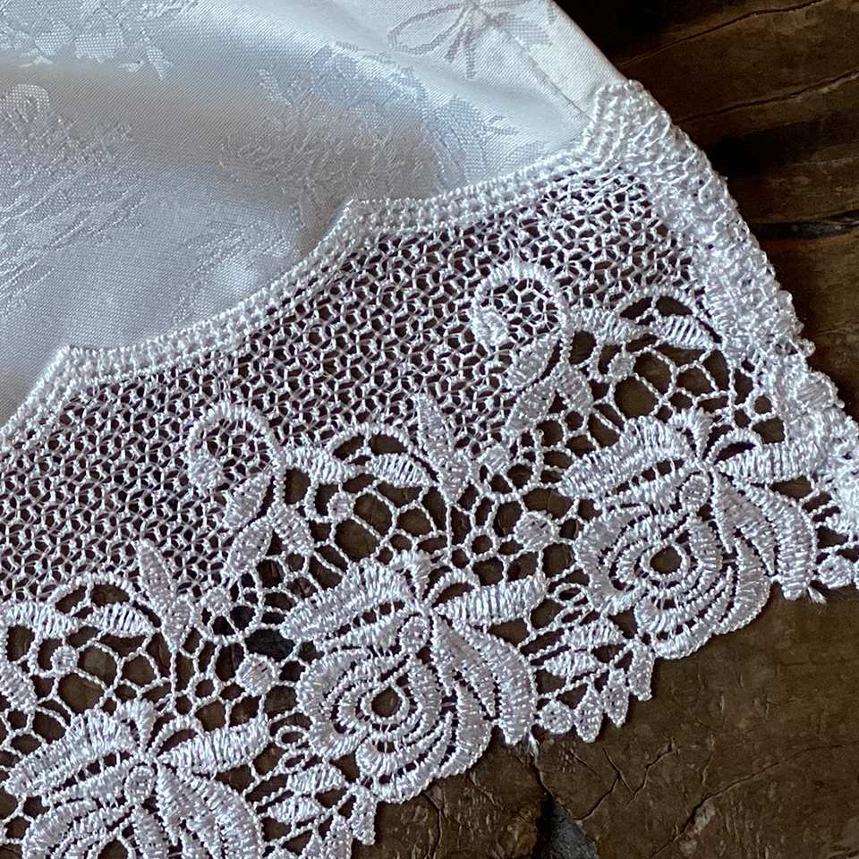 カフェカーテン カーテン 小窓用 ファブリック レース 刺繍 インテリア雑貨 画像3