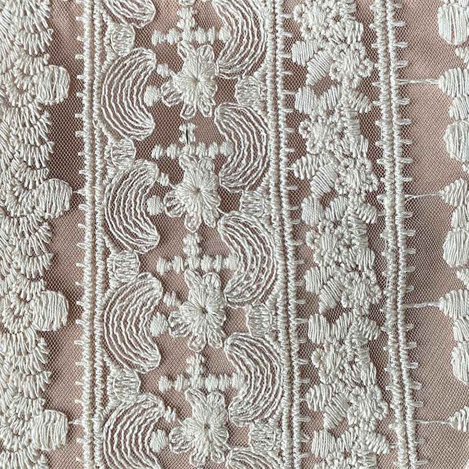 フラットポーチ ポーチ 化粧ポーチ 旅行用 レース 画像2