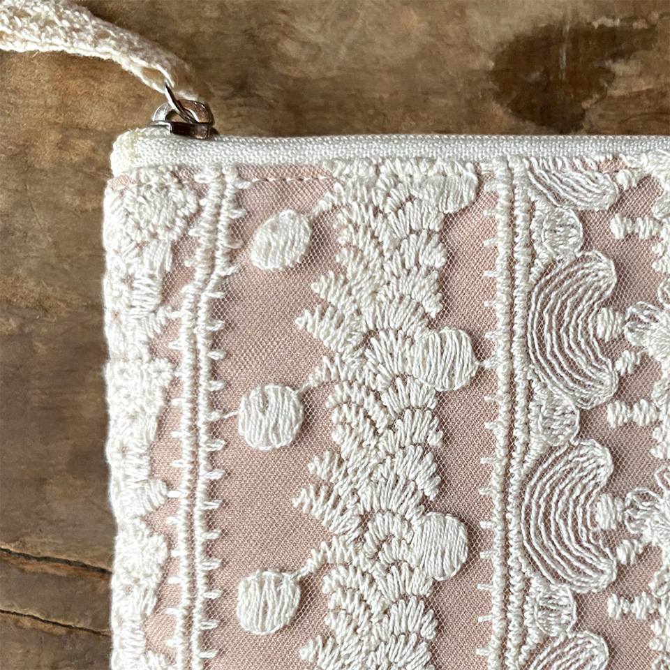 ミニテッシュケース＆ポーチ ポーチ 化粧ポーチ 旅行用 レース 画像2