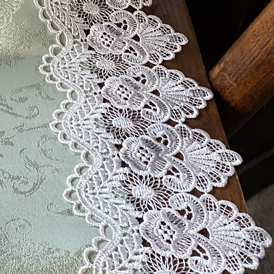 テーブルセンター 長方形 テーブルリネン 敷物 レース 画像2