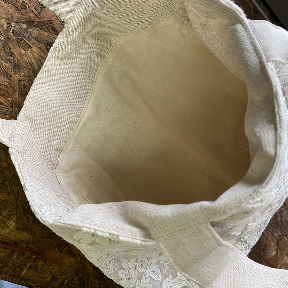 手提げバッグ バッグ 鞄 トートバッグ サブバッグ レース 画像2