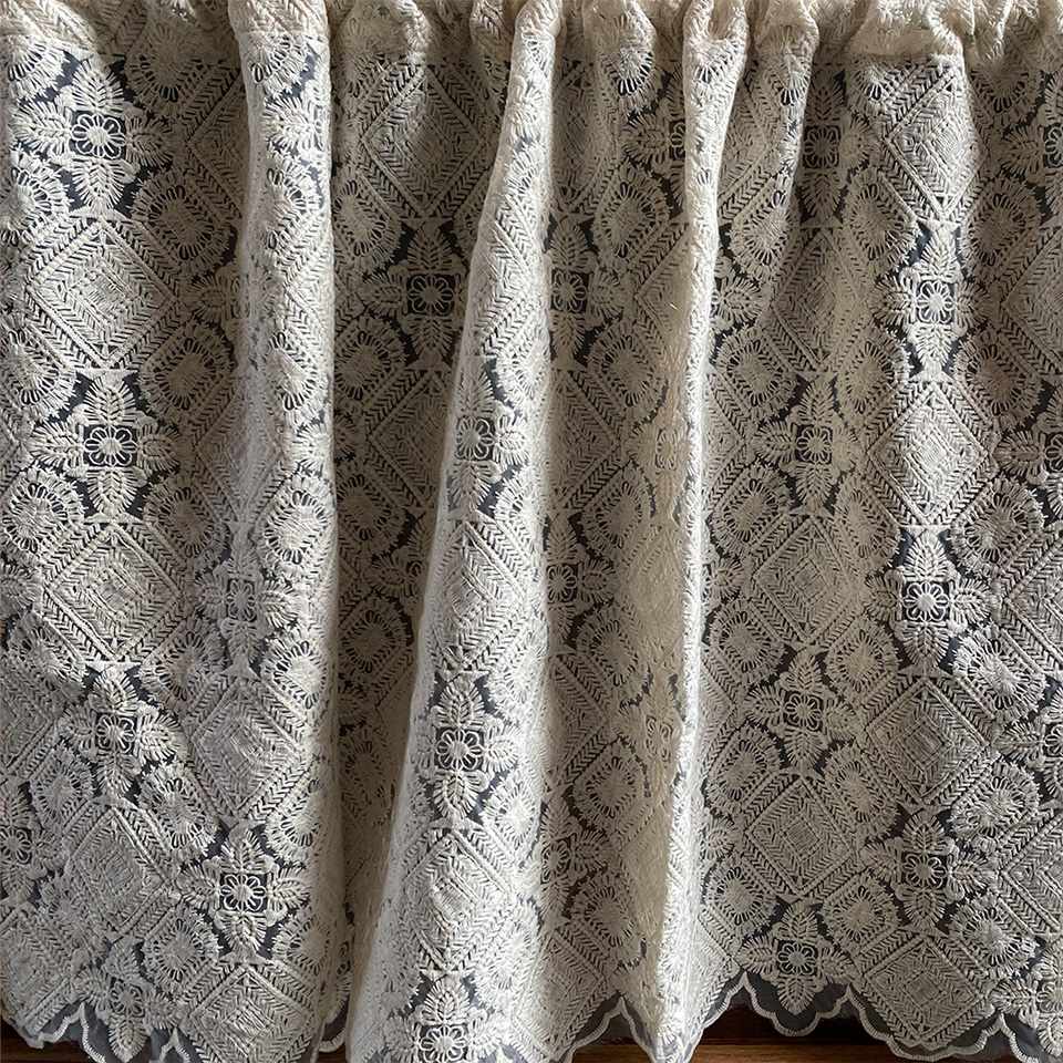 カフェカーテン カーテン 窓用 小窓 目隠し レース 画像4